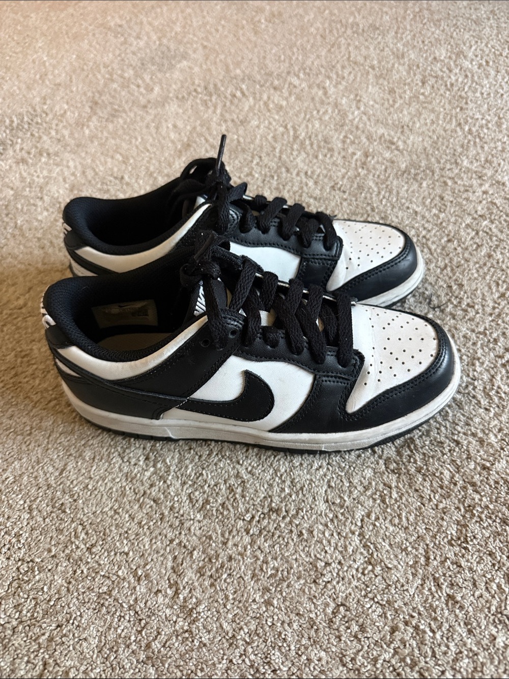 Nike Dunk Black and White Low-Top Sneaker